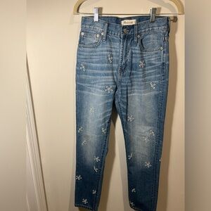Daisy’s! Madewell The Perfect Summer Jean, Womens 25- Floral Embroidered